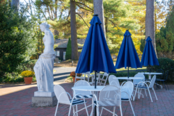 Chairs And Umbrella at Geneva On The Lake