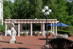 Patio at Geneva On The Lake